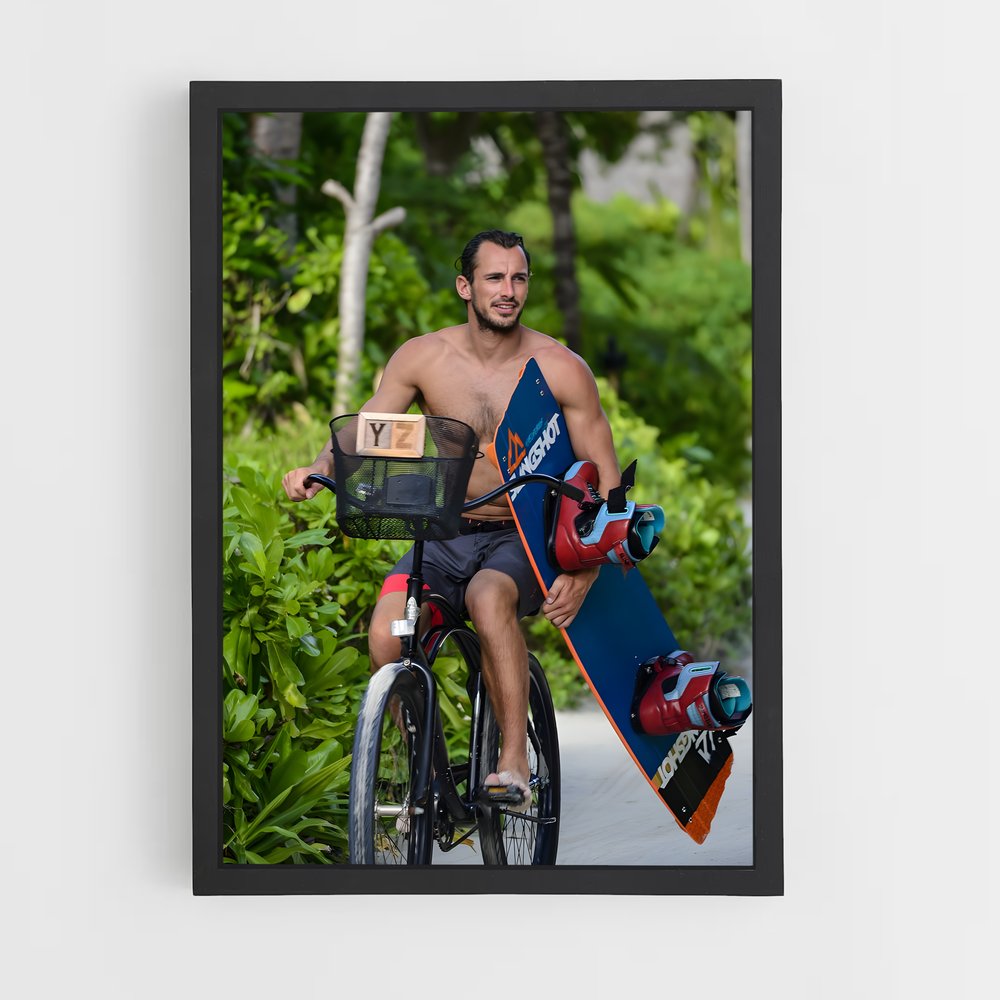 Poster Ride & Roll – affiche Kitesurf (vue 2)